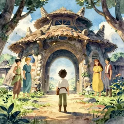 a wholesome animation key shot of luke exploring dagobah, studio ghibli, pixar and disney animation, sharp, disney concept art watercolor illustration by mandy jurgens and alphonse mucha and alena aenami, pastel color palette, dramatic lighting