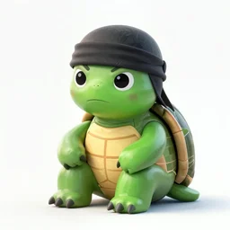 a sadge - sad - pepe - the - turtle - ninja, looking more depressed than usual, quivering lips, fists in the air, sweat flying, cgi render, zbrush, octane, keyshot render