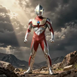 ultraman by chiho aoshima, digital art