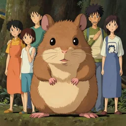 maximalist intimidating rodent, trending on pixiv fanbox, painted by makoto shinkai takashi takeuchi studio ghibli, akihiko yoshida, yoshitaka amano, wangechi mutu, clean cel shaded vector art. shutterstock. behance hd by lois van baarle, artgerm, helen huang, rossdraws, illustration