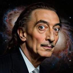 a beautiful immaculate majestic h-res painting of the Universe by Salvador Dali high detail, award winning hyperrealistic, photorealistic, octante render, elegant, cinematic, high textures, hyper sharp, 8k, insanely detailed and intricate, graphic design, cinematic atmosphere, hypermaximalist, hyper realistic, super detailed, 4k HDR hyper realistic high quality