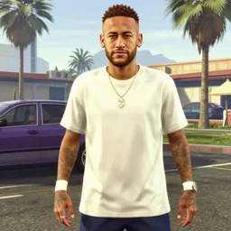 screenshot of neymar in gta v