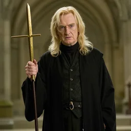 Movie still of Albus Dumbledore in Matrix