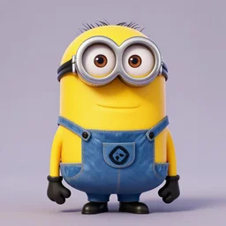 a Simpsons-style Minion, photo studio, trending on artstation, HDR, by Pixar