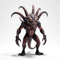 dashing chupacabra, studio photography, full body, standing, isolated on a pure white background, centered, whole figure in frame, sharp focus, studio lighting