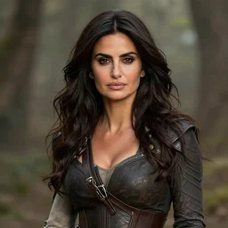 penelope cruz portrait as a dnd character fantasy art.
