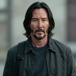 Keanu Reeves in Sons of anarchy very detail4K quality super realistic