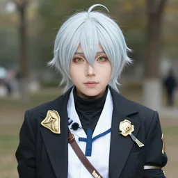 a real life person who looks a lot like sans from undertale, photo realistic