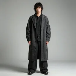 a model wearing Brutalist clothing