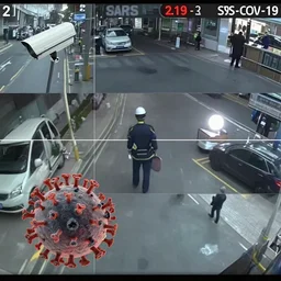 still from 2 0 1 9 security - camera footage of the origin of the sars - cov - 2 coronavirus.