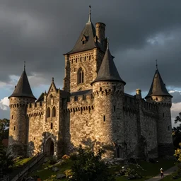 medieval castle, by Ilmari Aalto