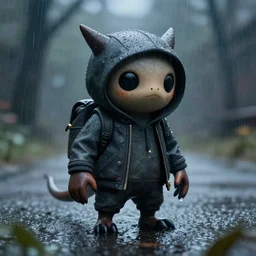 rain world slugcat, hyper realisitic, photography
