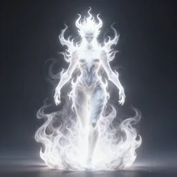 Eldritch god, white fire, octane render, 4k, trending on artstation