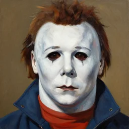 Michael Myers Painting 4k detail