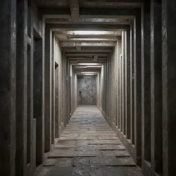 labyrinth corridor ,Hyper Detail, 8K, HD, Octane Rendering, Unreal Engine, V-Ray, trending on artstation