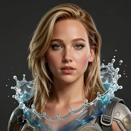 jennifer lawrence, borderlands splash art, path traced, octane render, highly detailed, high quality, digital portrait by artgerm, hd, alphonse mucha, tom bagshaw