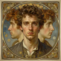 symmetry portrait of matthew gray gubler, intricate, elegant, highly detailed, digital painting, artstation, concept art, smooth, sharp focus, illustration, art by artgerm and greg rutkowski and alphonse mucha