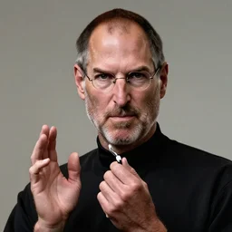 steve jobs as the godfather movie, 4 k, ultra realism, photorealistic screenshot,
