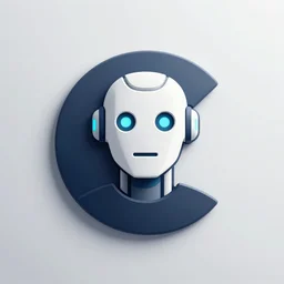 artificial intelligence logo, in the middle is a portrait of the robot wall - e by pixar in the style of cyberpunk neon, art, highly detailed colorful image, sharp focus