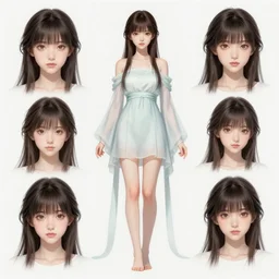Full-body character concept art of an anime Goddess of the Four Seasons || cute-fine-face, pretty face, realistic shaded Perfect face, fine details by Stanley Artgerm Lau, WLOP, Rossdraws, James Jean, Andrei Riabovitchev, Marc Simonetti, and Sakimichan, tranding on artstation