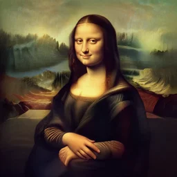 sponge bob as mona lisa