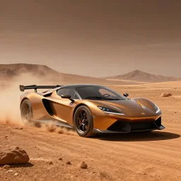a super car on mars
