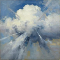 « a beautiful abstract painting of cloud security under massive attack » - h 5 0 0