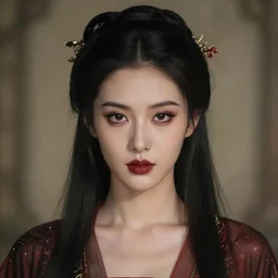 perfectly centered close up portrait, evil goddess, professional portrait photography, candid photography, highly detailed