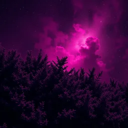 dark magenta simulated shrubs siegimaging nebula fabric