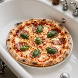 pizza in the bathtub, photo - n 4