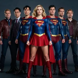 a potrait of mary elizabeth as supergirl with man of steel suit style by greg rutkowski, sung choi, mitchell mohrhauser, maciej kuciara, johnson ting, maxim verehin, peter konig, 8 k photorealistic, cinematic lighting, hd, high details, dramatic, trending on artstation, full body shot