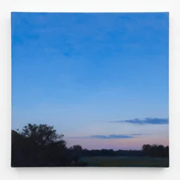 ( element ), blue sky, summer evening, a painting by kenton nelson
