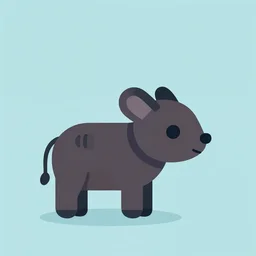 digital art minimal vector animal! detailed wallpaper trending on artstation