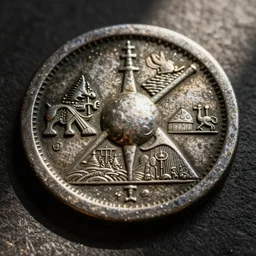 medieval coin texture