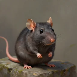 a wizard rat, by justin gerard and greg rutkowski, digital art, realistic painting, dnd, character design, trending on artstation