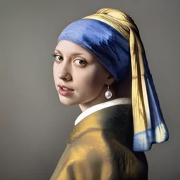Scarlett Johansson with a pearl earring by Johannes Vermeer