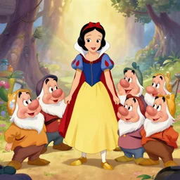 a screenshot from snow white and the seven dwarves