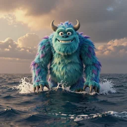 a beautiful photo of the monster sea, hyper realistic, natural light, concept art, cozy atmospheric and cinematic lighting