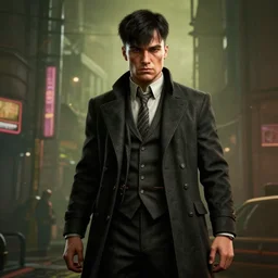 Peaky Blinders, in Cyber Punk 2077, highly detailed digital art