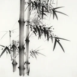 bamboo, ink, xu wei