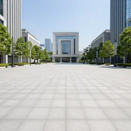 a spacious and modern central square, trending on artstation, wide shot,