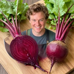 Dwight Schrutte blended with a beet