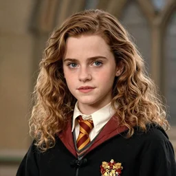 Poster artwork, Emma Watson as Hermione Granger, wearing hogwarts robes, magnificent, medium shot, close up, details, sharp focus, elegant, highly detailed, illustration, by Jordan Grimmer and greg rutkowski and PiNe(パイネ) and 薯子Imoko and 香川悠作 and wlop!! and maya takamura, intricate, beautiful, Trending artstation, pixiv, digital Art