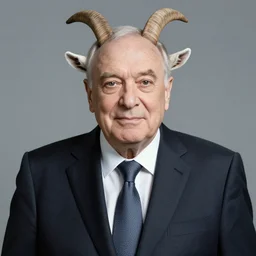 george soros goat in suit