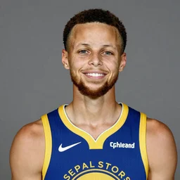 Portrait of Stephen Curry by Shepard Fairey