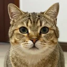 a cat with the face of a dog