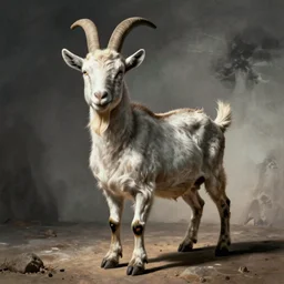 a magical goat by dali