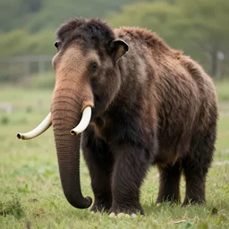 a human mixed with a woolly mammoth