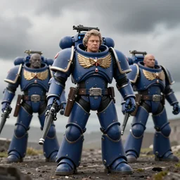 british uk space marines guarding the queen, high detailed, photography, cloudy, uk, plain, detailed face, look into the distance, serious face, full body, professional photographer, masterpiece, 5 0 mm, extremely detailed, 8 k