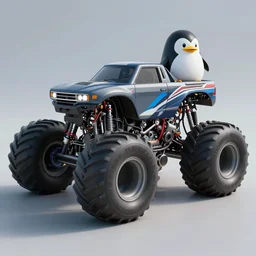 monster truck vehicle concept design that looks like a penguin engine super cars rocket league tank mad max global illumination penguin shaped ray tracing hdr arctic chromed reflexion, gta 5 comics official fanart behance hd artstation by jesper ejsing, by rhads, makoto shinkai and lois van baarle, ilya kuvshinov, ossdraws, that looks like it is from borderlands and by feng zhu and loish and laurie greasley, victo ngai, andreas rocha, john harris fast and furious road trip